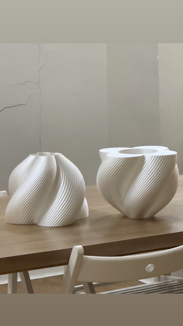Large Coral Vase